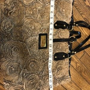 Valentino authentic leather petale tote (large) with leather rosettes -